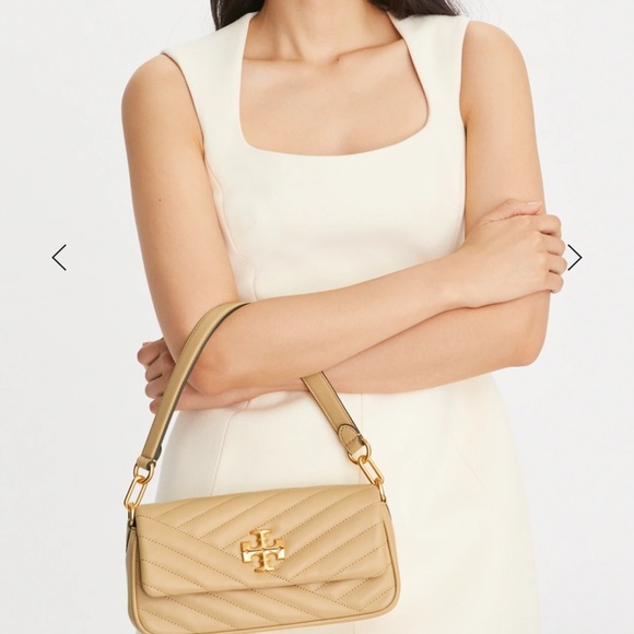 TORY BURCH NWT 💯AUTHENTIC Kira Chevron Flap - Picture 7 of 8